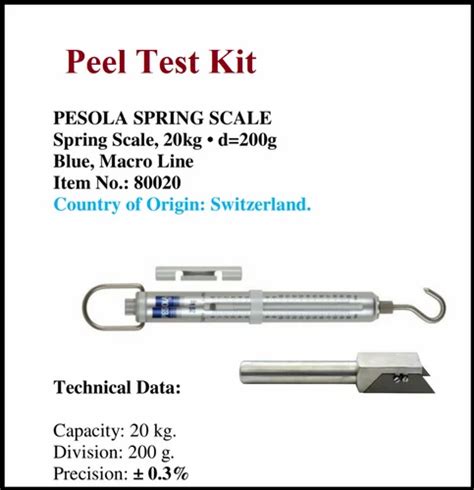 Peel Testertraders|peel testing kit.